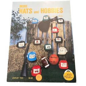 More Hats and Hobbies Counted Cross Stitch Patterns 1985 Sports Outdoors Tractor